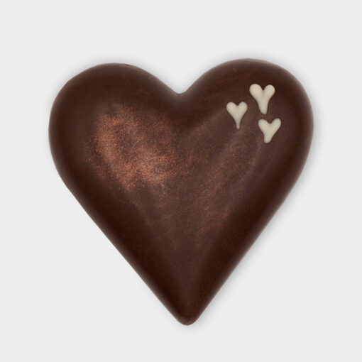 Pott au Chocolat Schokoladenherz Dunkel Herzchen 1080